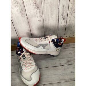 Tomato girl Under Armour Glyde MT 'USA' Softball Metal Cleats Women's Size 8